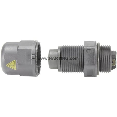 Harting Harax PG13, 5/panel feed through/ 4-poles 21011403023
